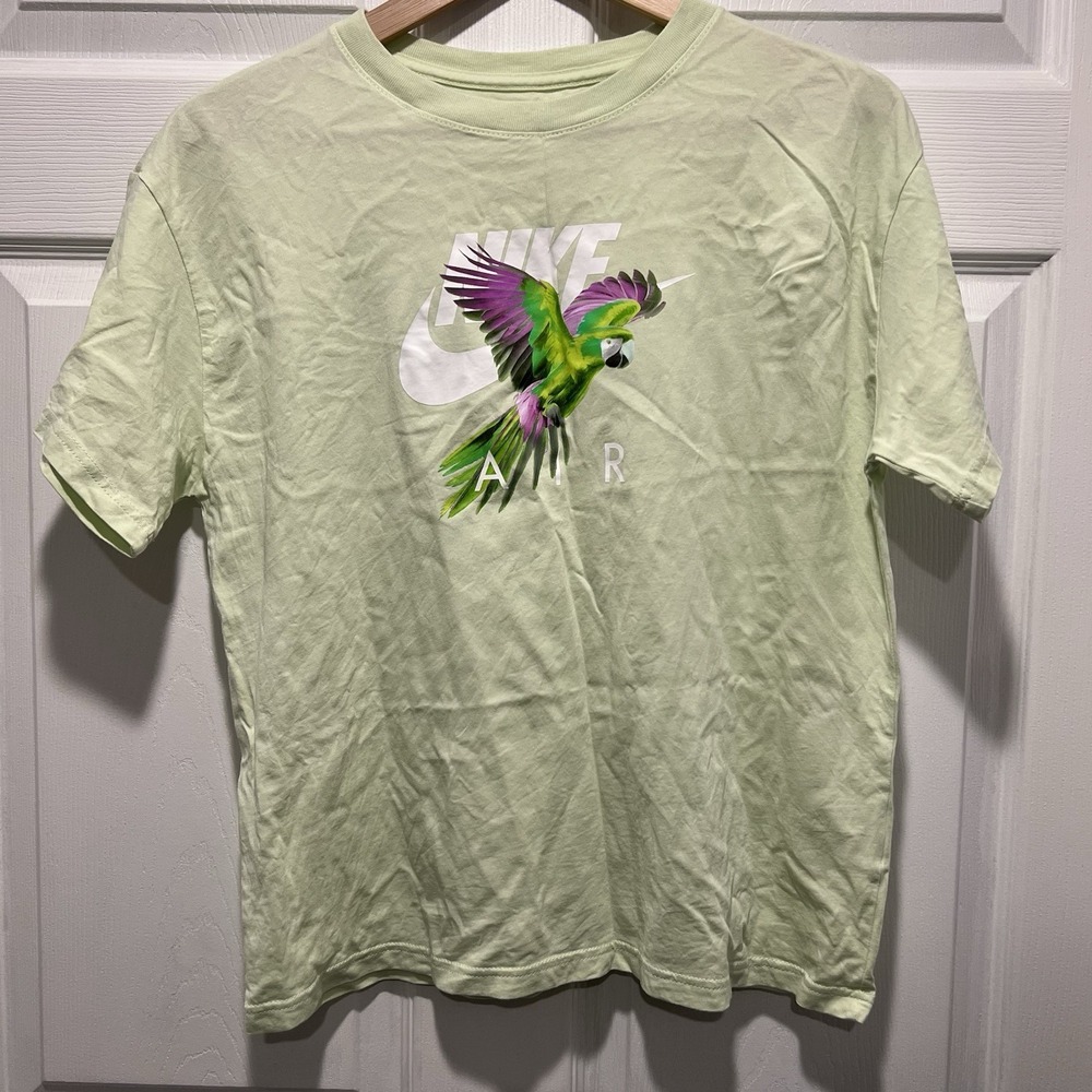 Youth Girls Nike Air Parrot  Mint Green Shirt Size XL Loose Fit